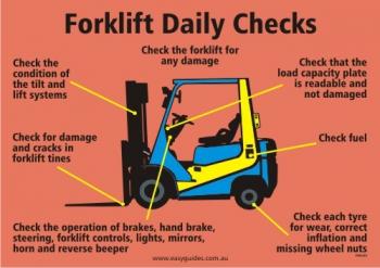 10 Tips Aman Menggunakan Forklift